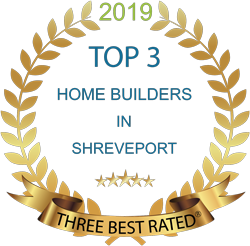 Top 3 Home Builders in Shreveport Logo 2019 Award